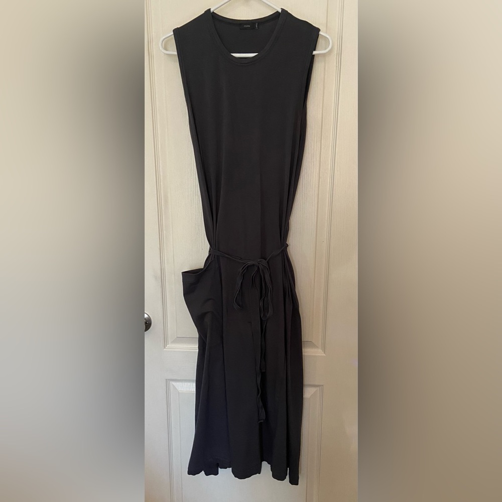 Joseph Sunny Cotton Wrap Tie Dress